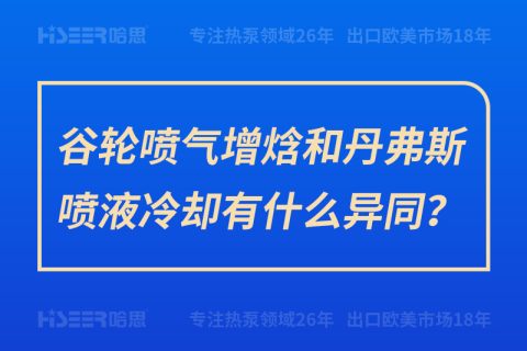 谷輪噴氣增焓和丹弗斯噴液冷卻有什么異同？