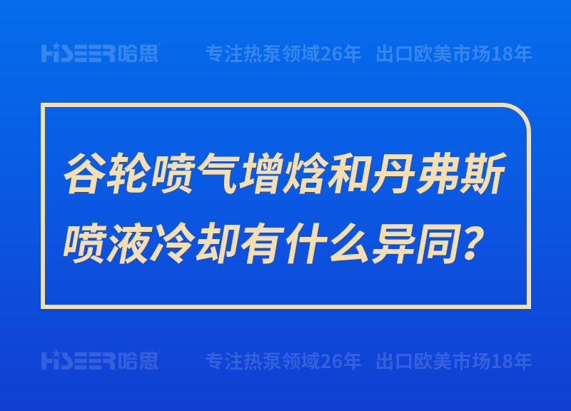 谷輪噴氣增焓和丹弗斯噴液冷卻有什么異同？